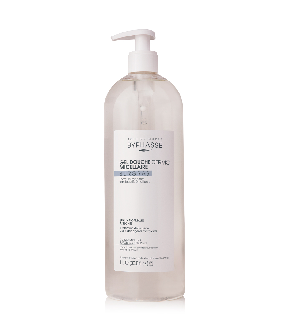 BYPHASSE GEL DOUCHE DERMO MICELLAIRE SURGRAS 1L