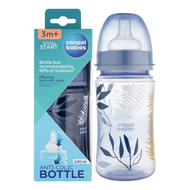 CANPOL BABIES BIBERON ANTI COLIC 3M+ 240ML REF 35/240