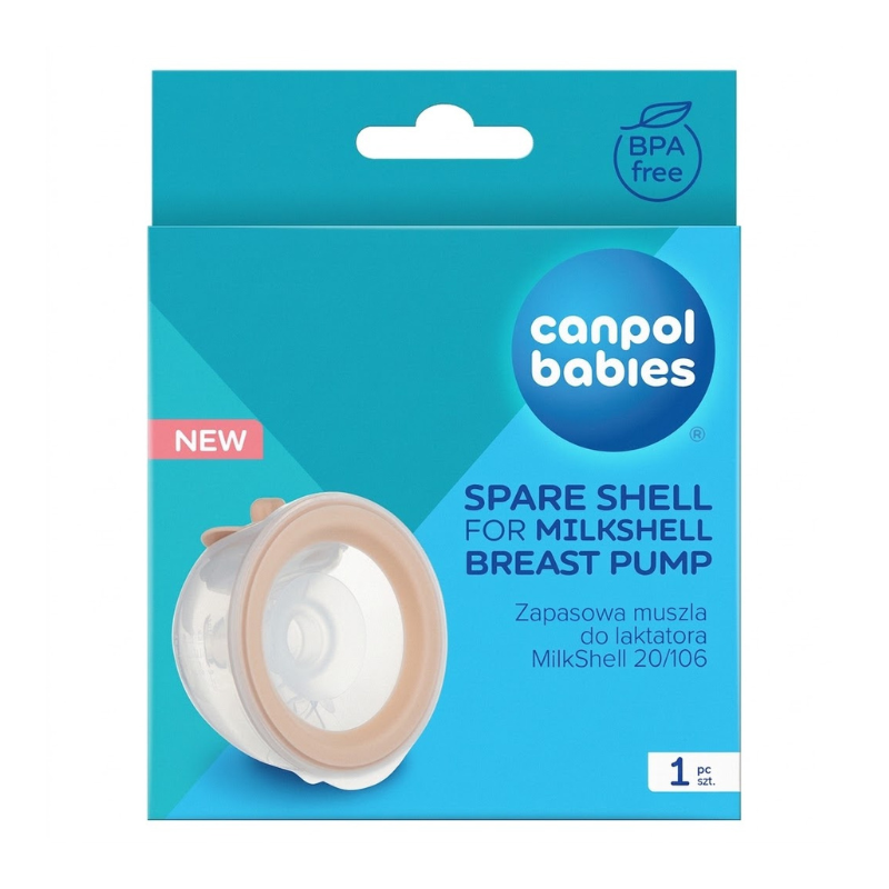 CANPOL BABIES RECIPIENT DE RECUEIL DE RECHANGE POUR LE TIRE-LAIT MILKSHELL 180ML REF 20/113