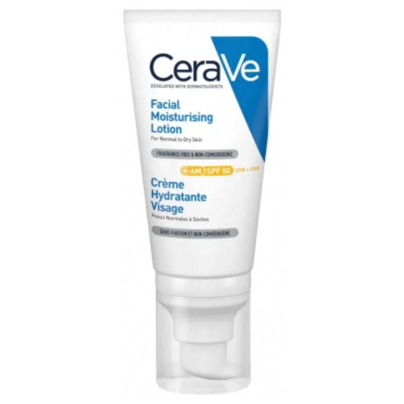CERAVE CREME HYDRATANTE VISAGE SPF50 PG 52ML