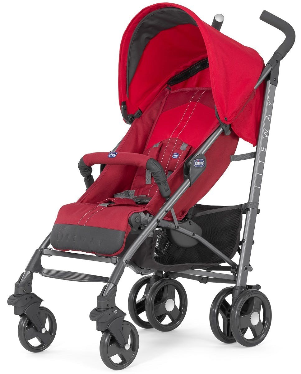 CHICCO POUSSETTE LITE WAY BASIC 3 DE 0 A 15 KG RED BERRY