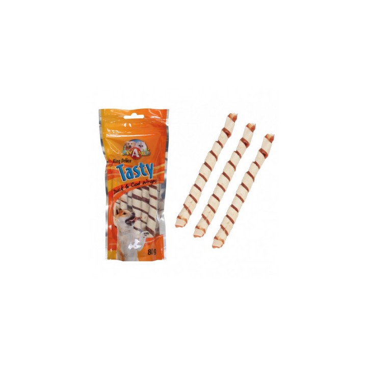 CROCI TASTY TWISTED DUCK & COD WRAPS 80G