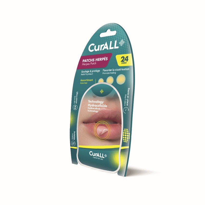 CURALL PATCHS HERPES B/24