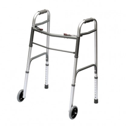 DEAMBULATEUR FIXE A ROUES POUR ADULTE