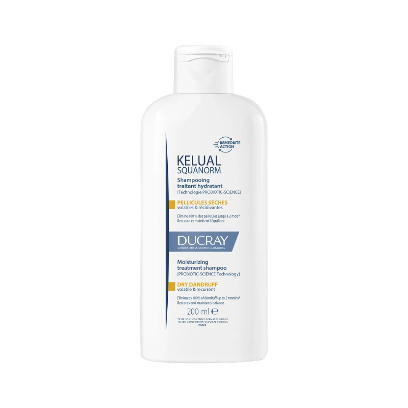 DUCRAY KELUAL SQUANORM SHAMPOOING PELLICULES SECHES 200ML