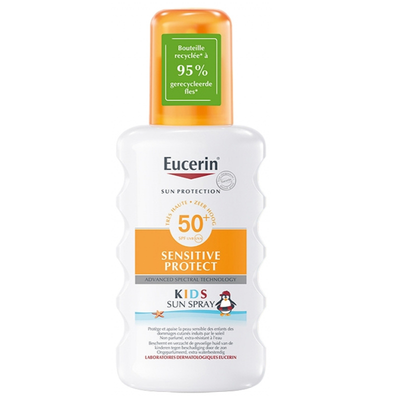 EUCERIN SUN PROTECTION SENSITIVE PROTECT KIDS SPRAY SOLAIRE SPF50+ 200ML
