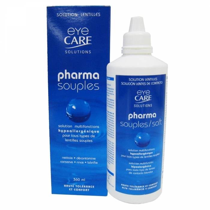 EYE CARE PHARMA SOUPLES SOLUTION POUR LENTILLES 360ML