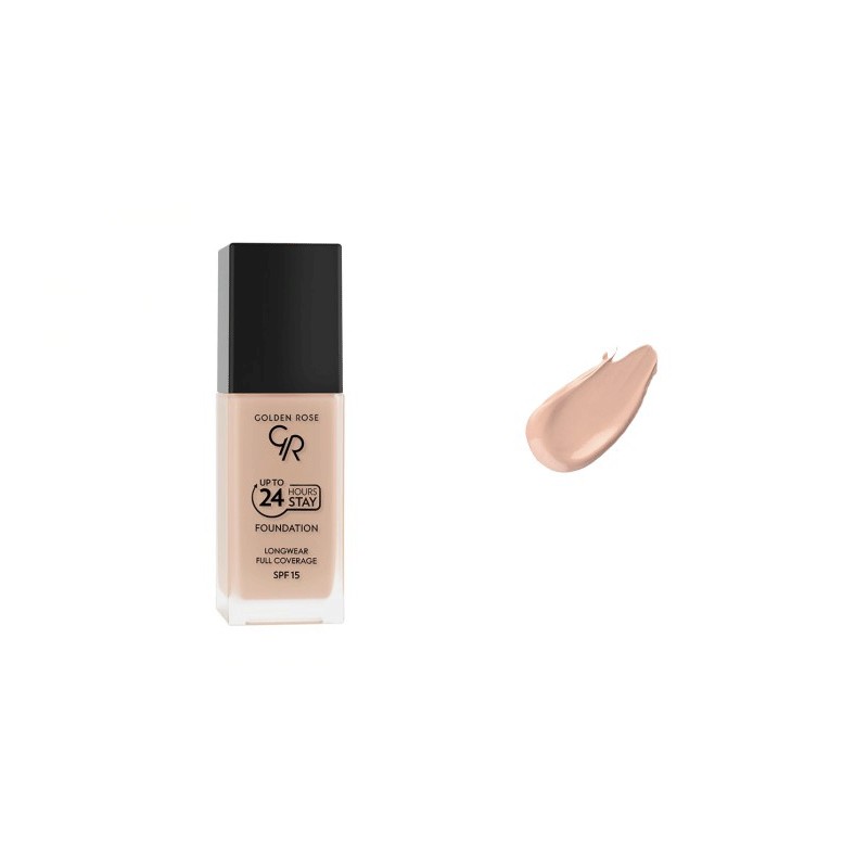 GOLDEN ROSE FOUNDATION UP TO 24 HOURS STAY SPF 15 35ML
