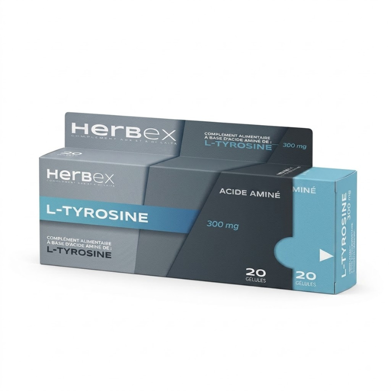 HERBEX L-TYROSINE 300 MG 20 GELULES