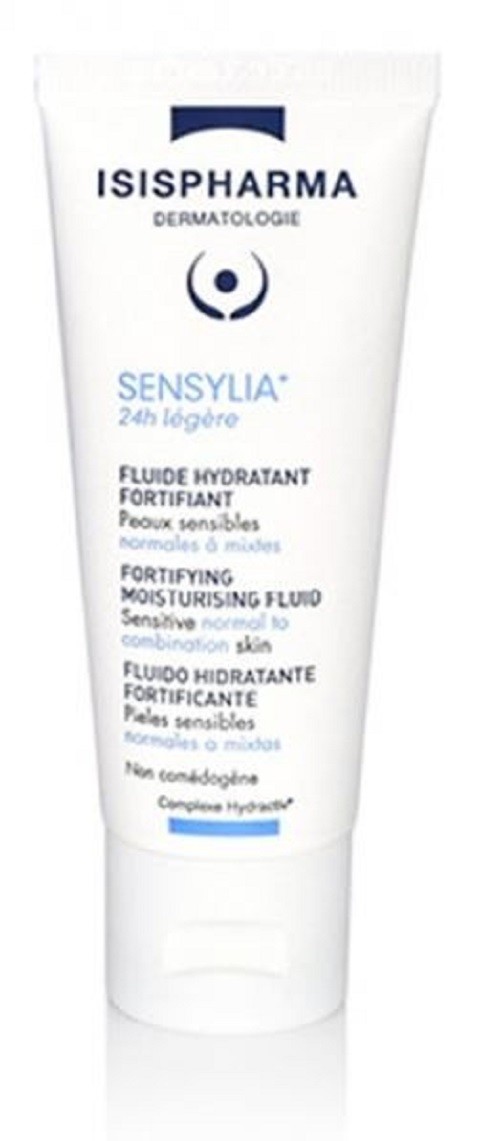ISISPHARMA SENSYLIA FLUIDE HYDRATANT FORTIFIANT 24H LEGERE PEAUX NORMALES A MIXTES 40ML