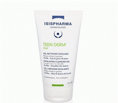 ISISPHARMA TEEN DERM GEL NETTOYANT EXFOLIANT 150ML