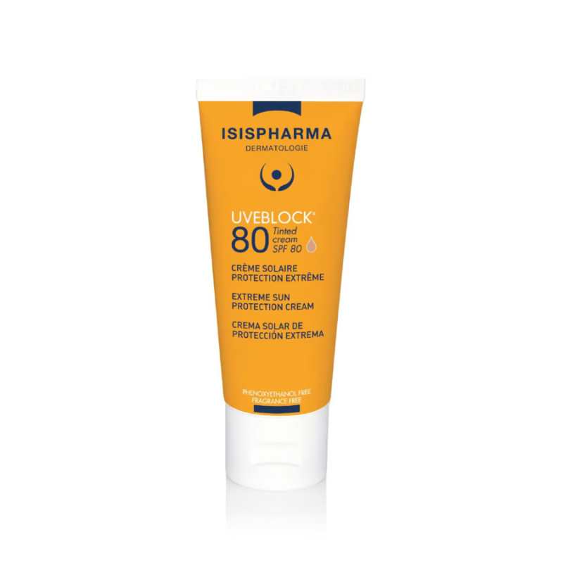 ISISPHARMA UVEBLOCK ECRAN SPF80 TEINTE 40ML