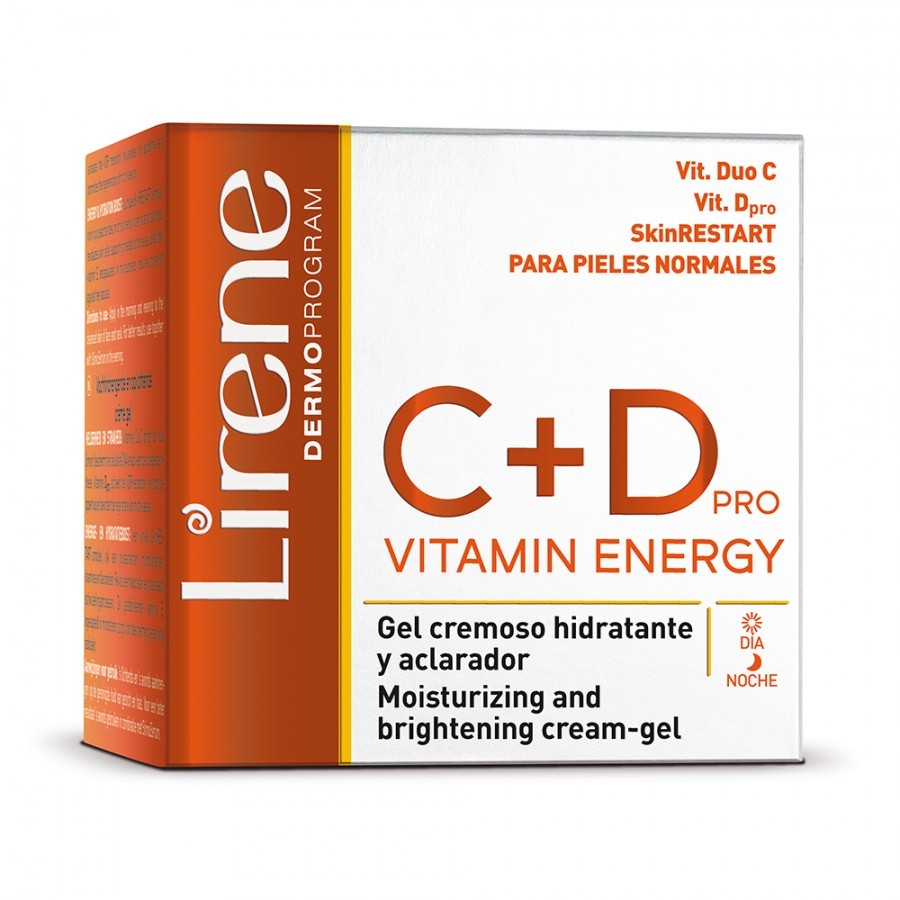 LIRENE C+D PRO VITAMIN ENERGY GEL CREME PEAUX NORMALES A MIXTES 50ML
