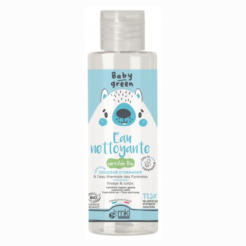 MKL GREEN NATURE BABY GREEN EAU NETTOYANTE BIO 100ML