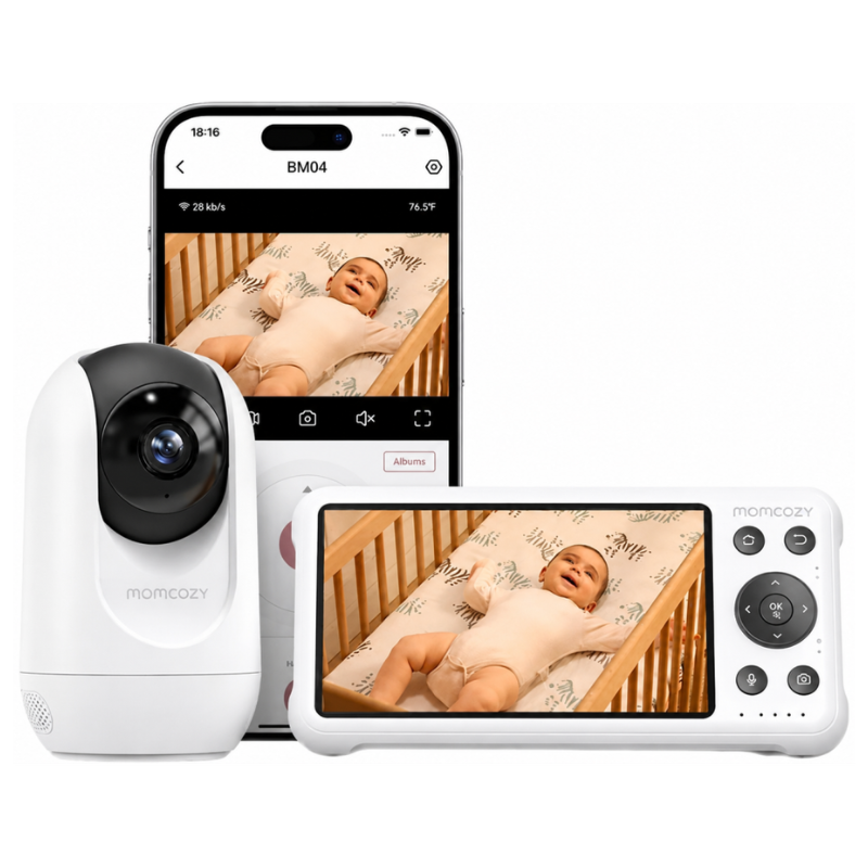 MOMCOZY BABY MONITOR 2EN1 SURVEILLANCE INTELLIGENTE & SECURISEE BM04