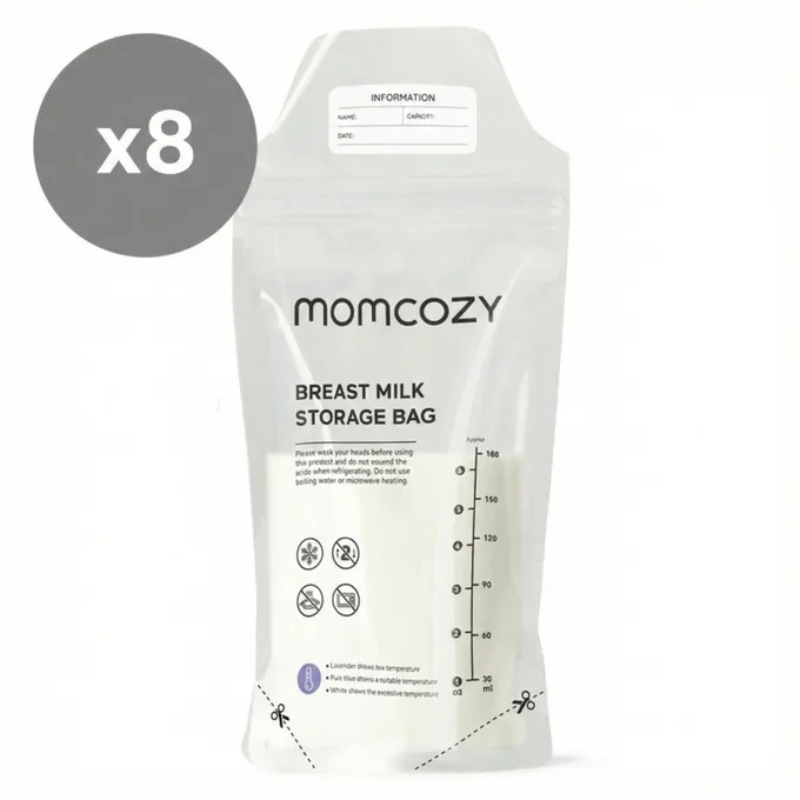 MOMCOZY LOT DE 8 SACS DE CONSERVATION DE LAIT MATERNEL 180ML MS001