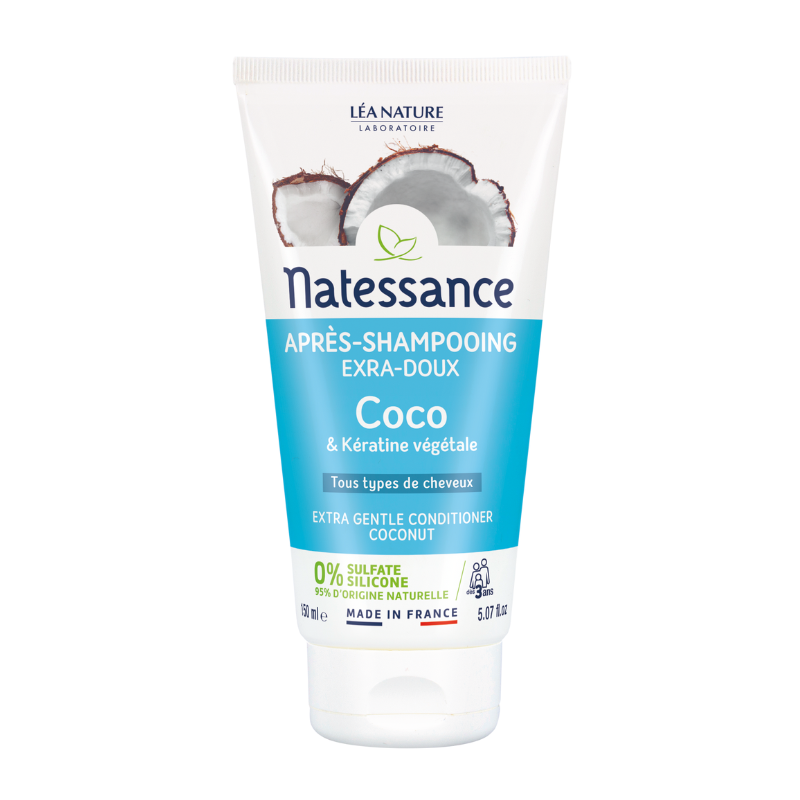 NATESSANCE APRES SHAMPOOING COCO EXTRA DOUX 150 ML