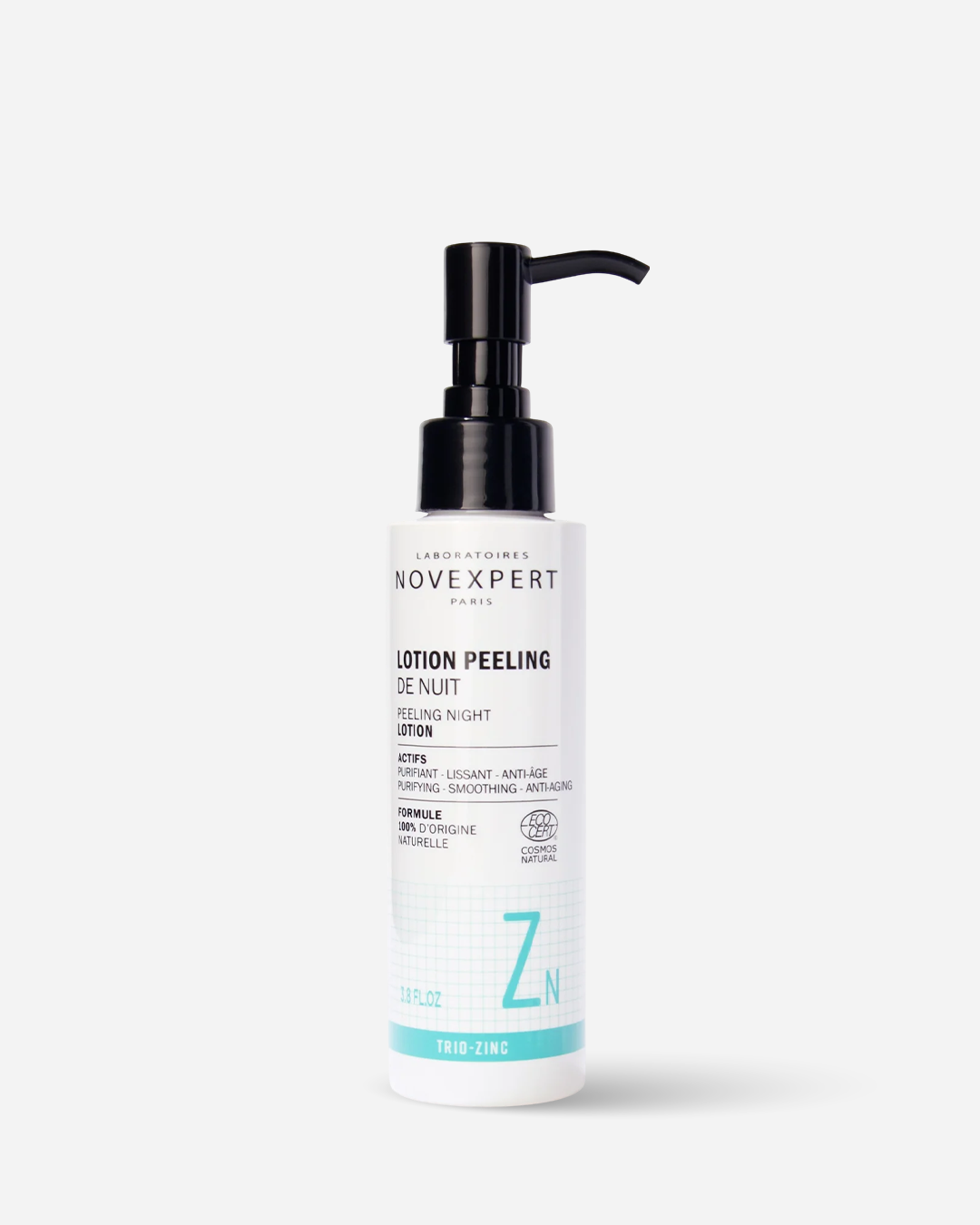 NOVEXPERT LOTION PEELING NUIT TRIO ZINC 115ML