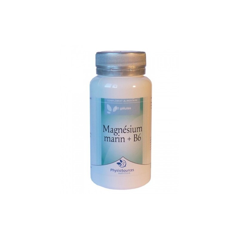 PHYSIOSOURCES MAGNESIUM MARIN+VIT B6 60 GELULES