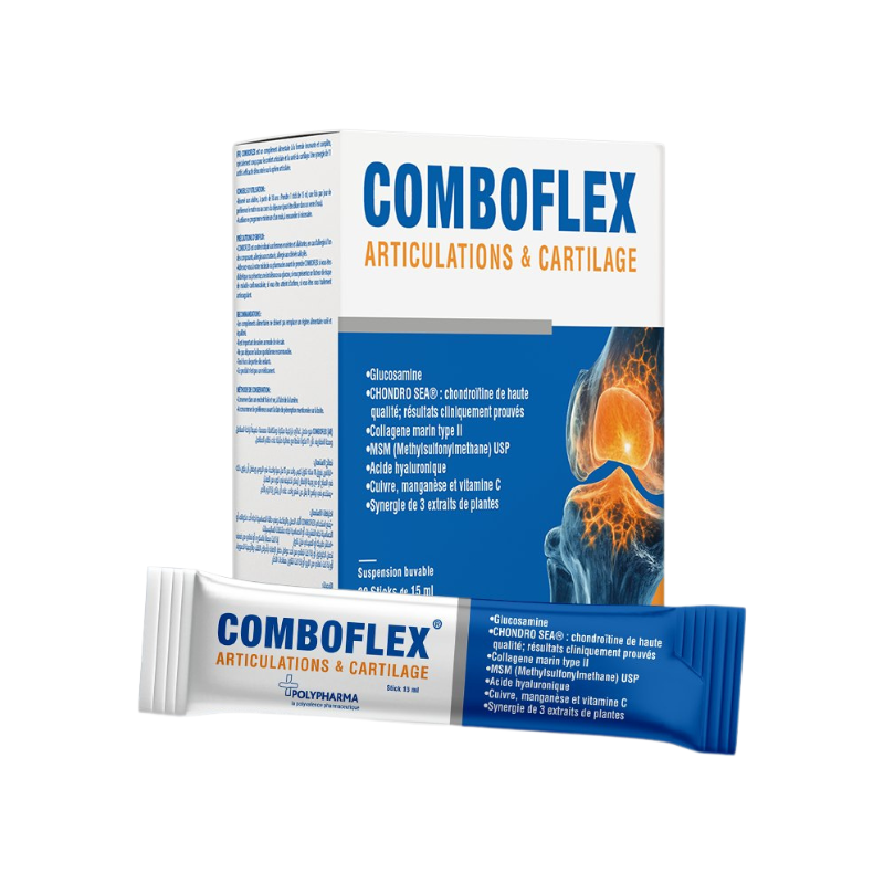 POLYPHARMA COMBOFLEX CARTILAGE 30 STICKS 15 ML