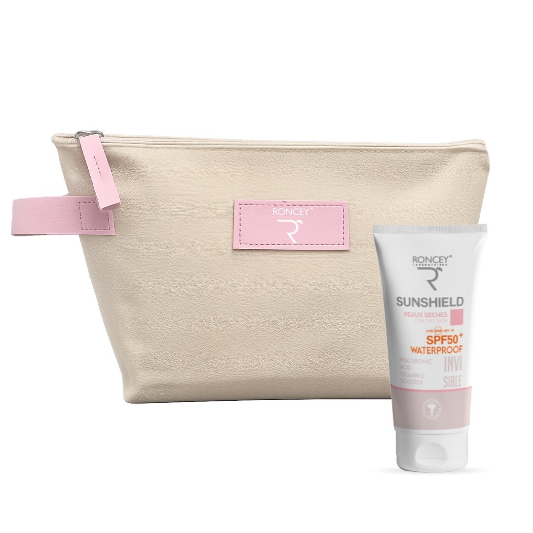 RONCEY ECRAN SUNSHIELD WATERPROOF SPF50+ INVISBLE 50ML+TROUSSE (OFFERT)