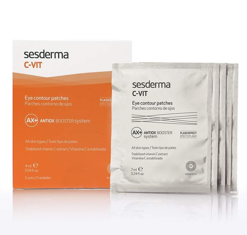 SESDERMA C-VIT PATCHS CONTOUR DES YEUX, 4ml X 5