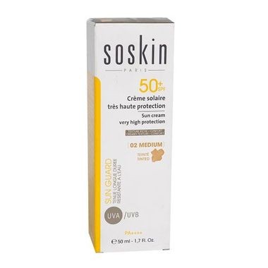 SOSKIN 02 CREME SOLAIRE TEINTEE MEDIUM SPF50+ 50ML