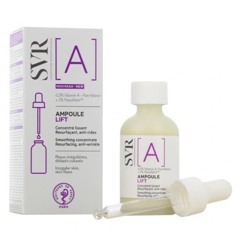 SVR AMPOULE A LIFT 0.3% CONCENTRE LISSANT 30ML PEAUX NORMALES A GRASSES