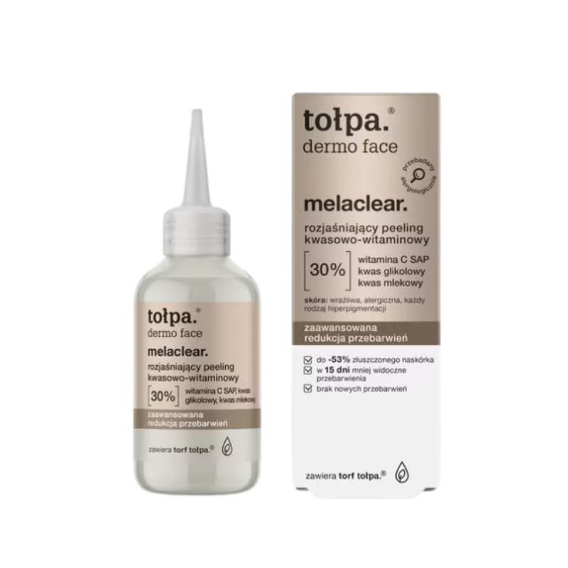 TOLPA DERMO FACE MELACLEAR PEELING CORRECTEUR ECLAT & TACHES 50ML