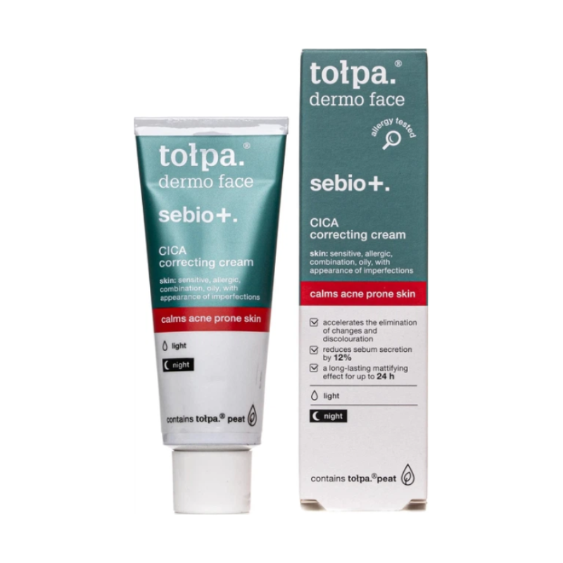 TOLPA DERMO FACE SEBIO+ CICA CREME DE NUIT 40ML