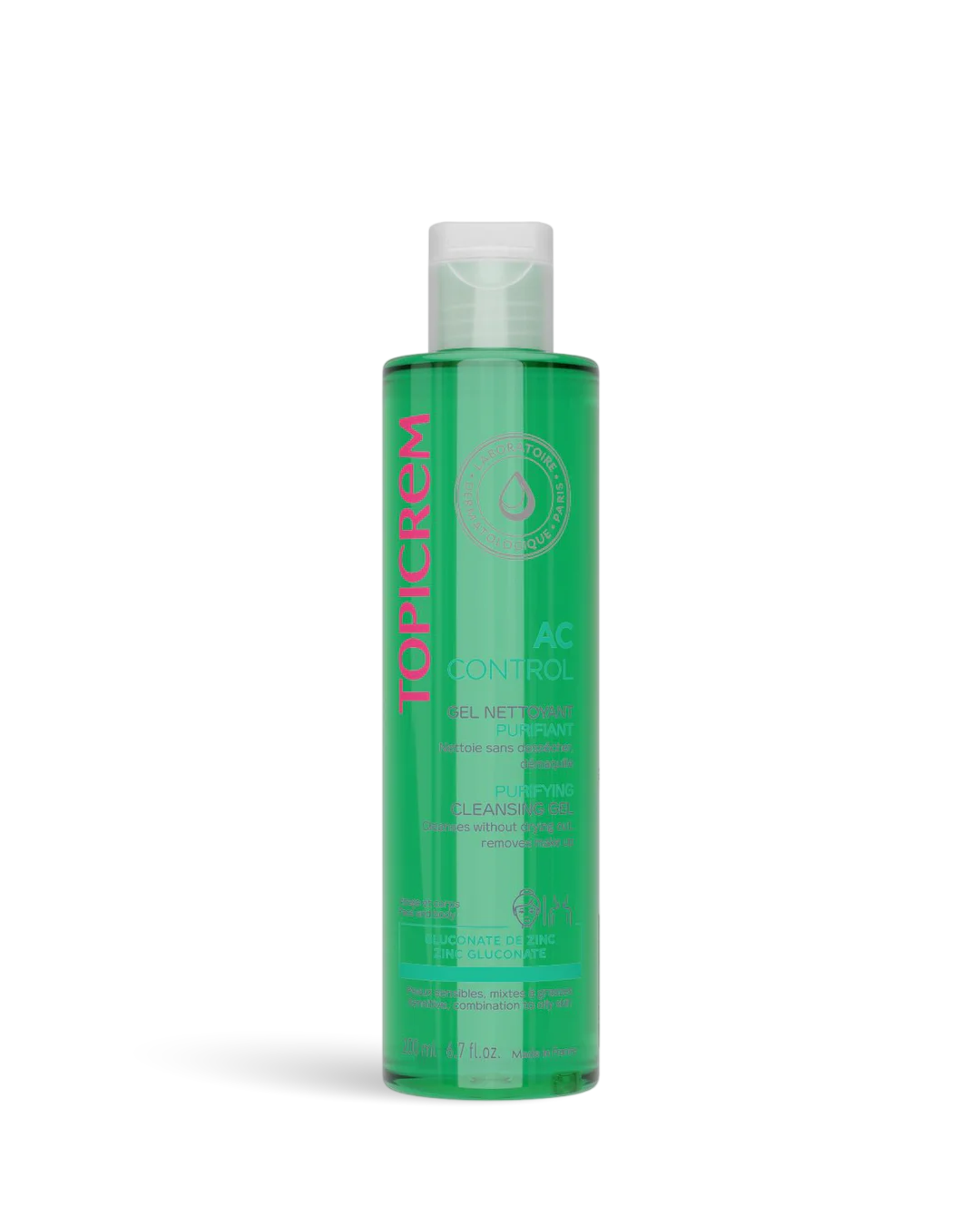 TOPICREM AC CONTROL GEL NETTOYANT PURIFIANT 200ML