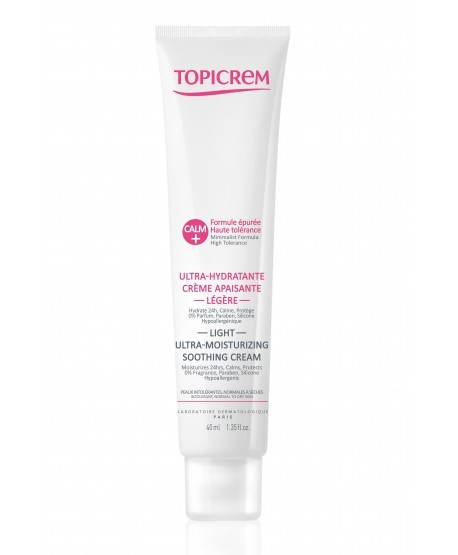 TOPICREM CALM+ ULTRA HYDRATANTE CREME APAISANTE CALMANTE LEGERE 40 ML